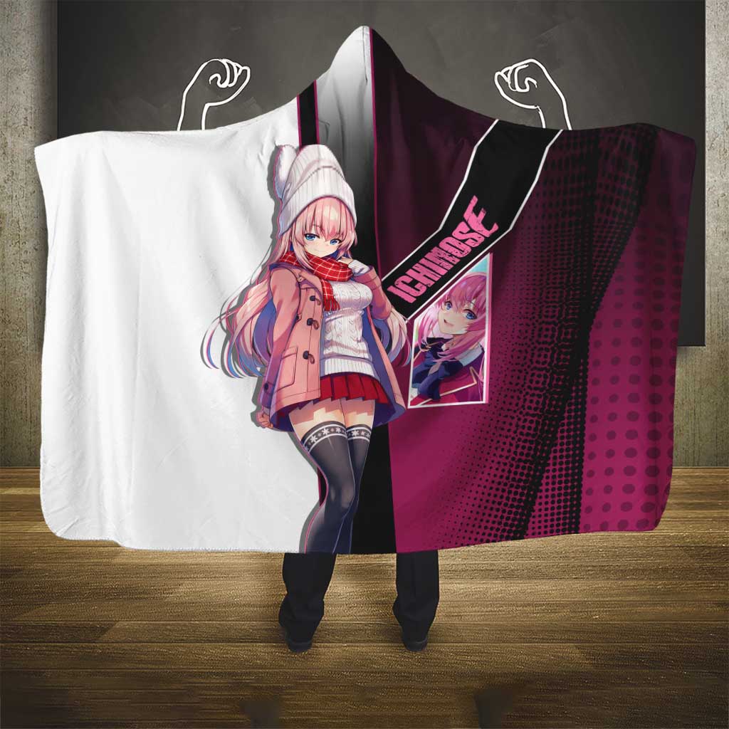Honami Ichinose Hooded Blanket Soft Kawaii School Anime Style