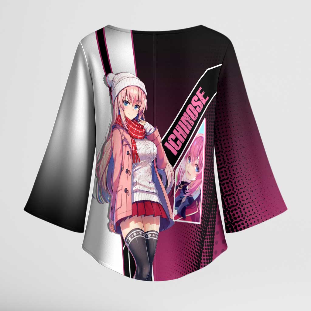 Honami Ichinose Kimono Sleeve Blouse Soft Kawaii School Anime Style