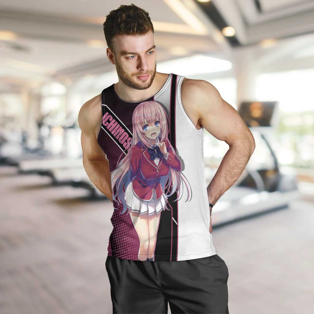 Honami Ichinose Men Tank Top Soft Kawaii School Anime Style