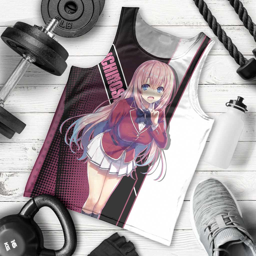 Honami Ichinose Men Tank Top Soft Kawaii School Anime Style