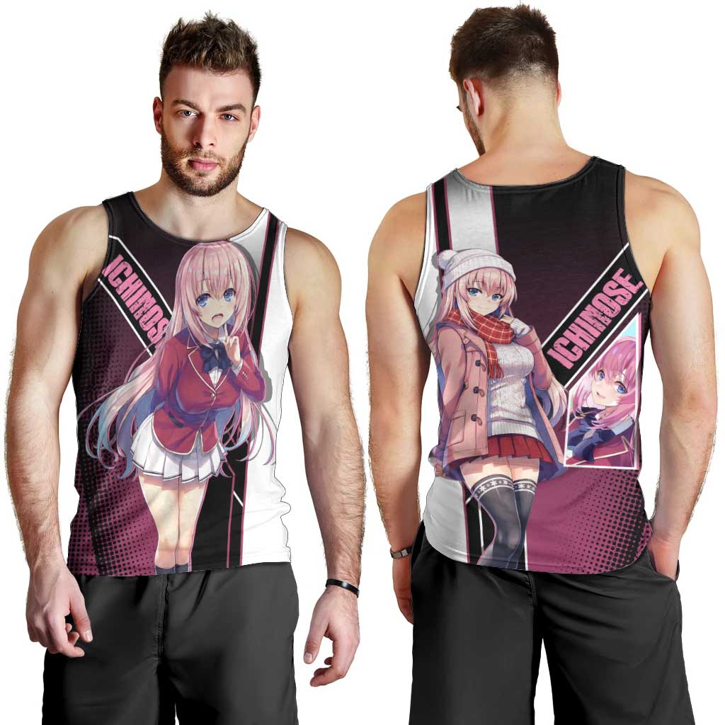Honami Ichinose Men Tank Top Soft Kawaii School Anime Style