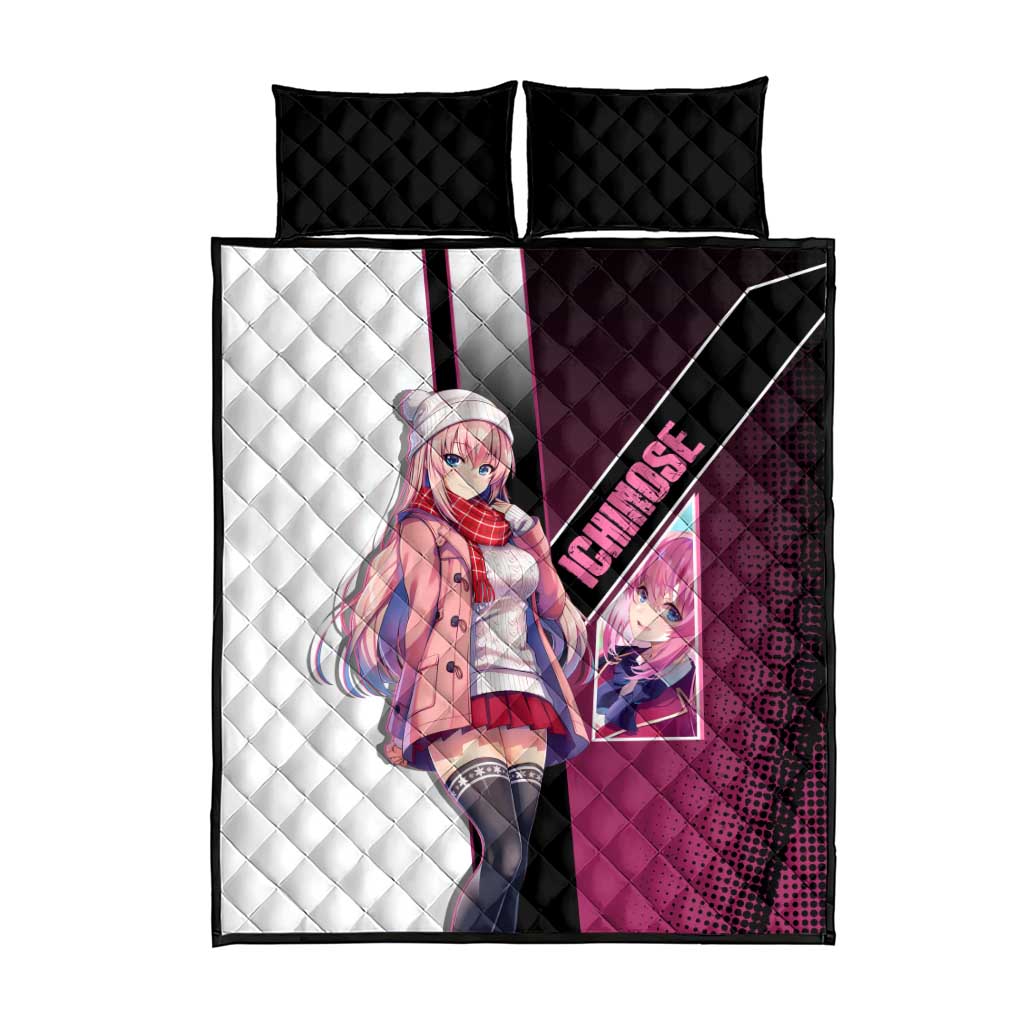 Honami Ichinose Quilt Bed Set Soft Kawaii School Anime Style