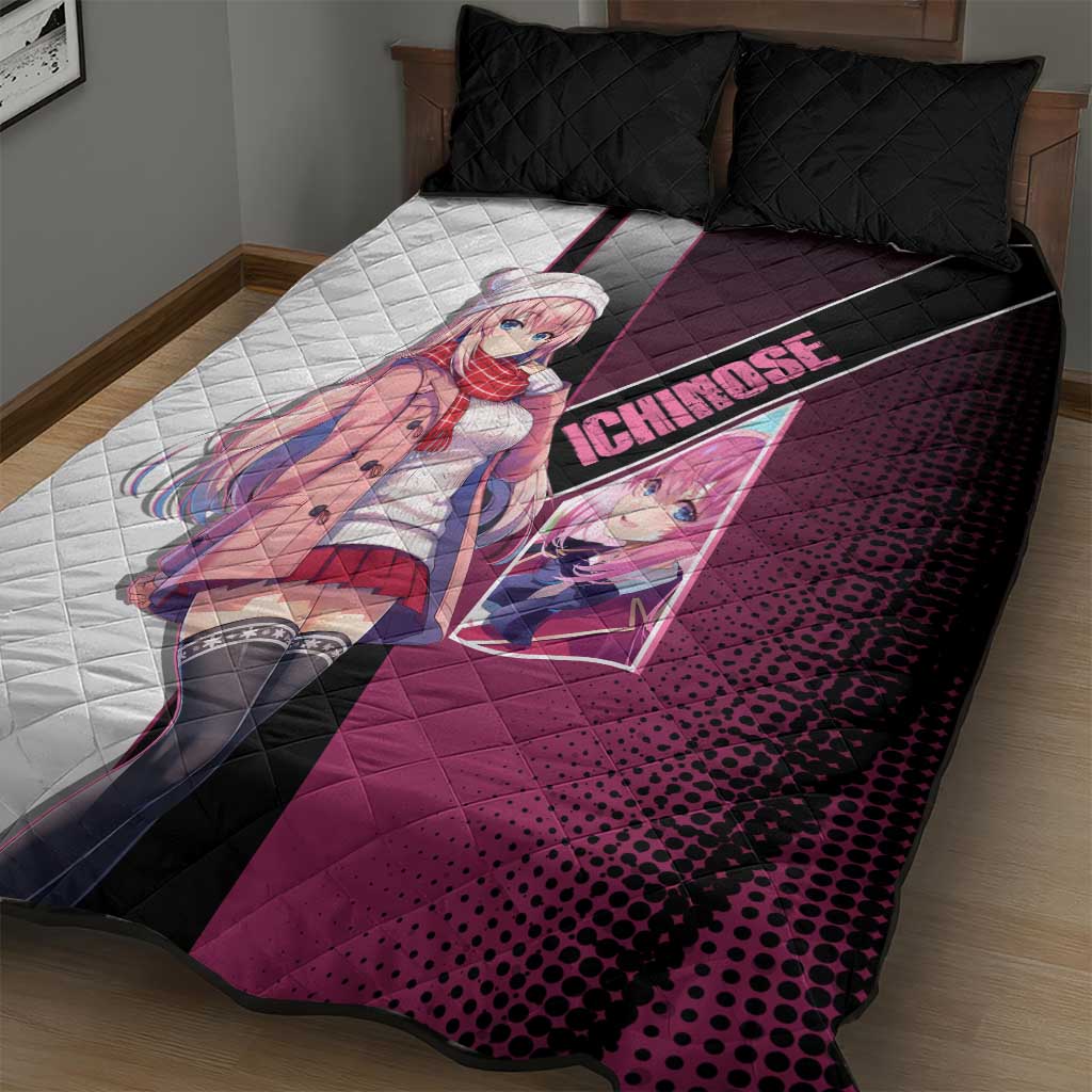 Honami Ichinose Quilt Bed Set Soft Kawaii School Anime Style