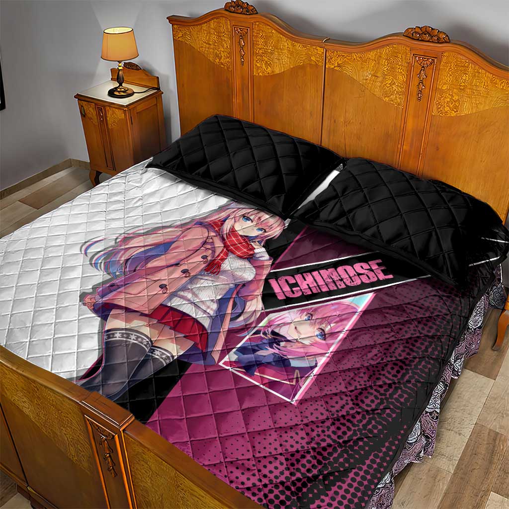 Honami Ichinose Quilt Bed Set Soft Kawaii School Anime Style