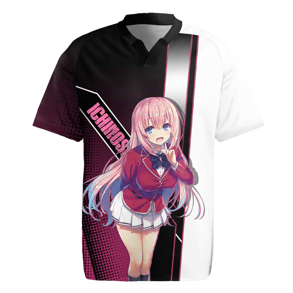 Honami Ichinose Rugby Jersey Soft Kawaii School Anime Style