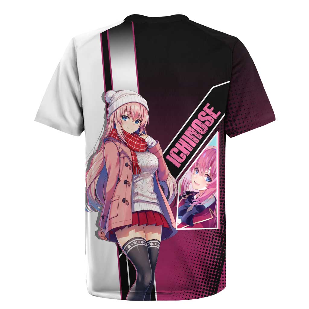 Honami Ichinose Rugby Jersey Soft Kawaii School Anime Style