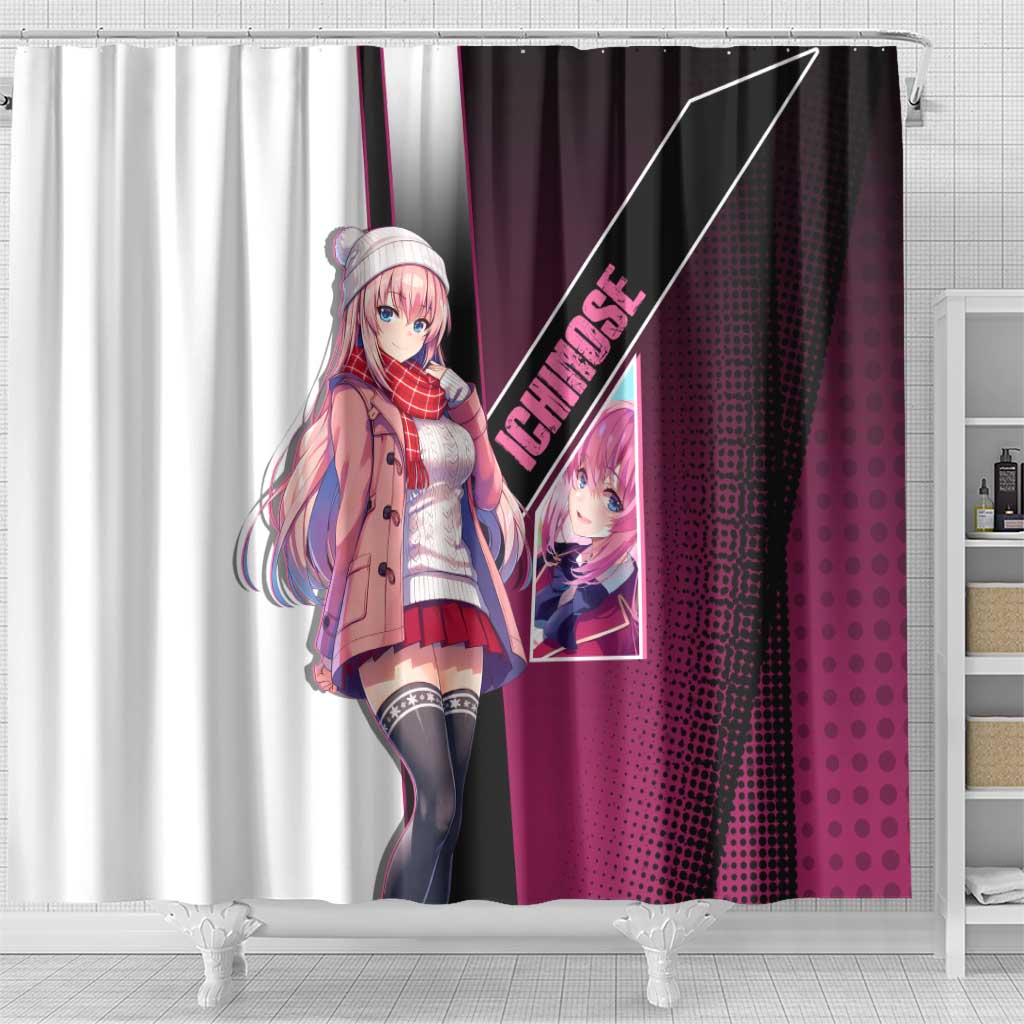 Honami Ichinose Shower Curtain Soft Kawaii School Anime Style