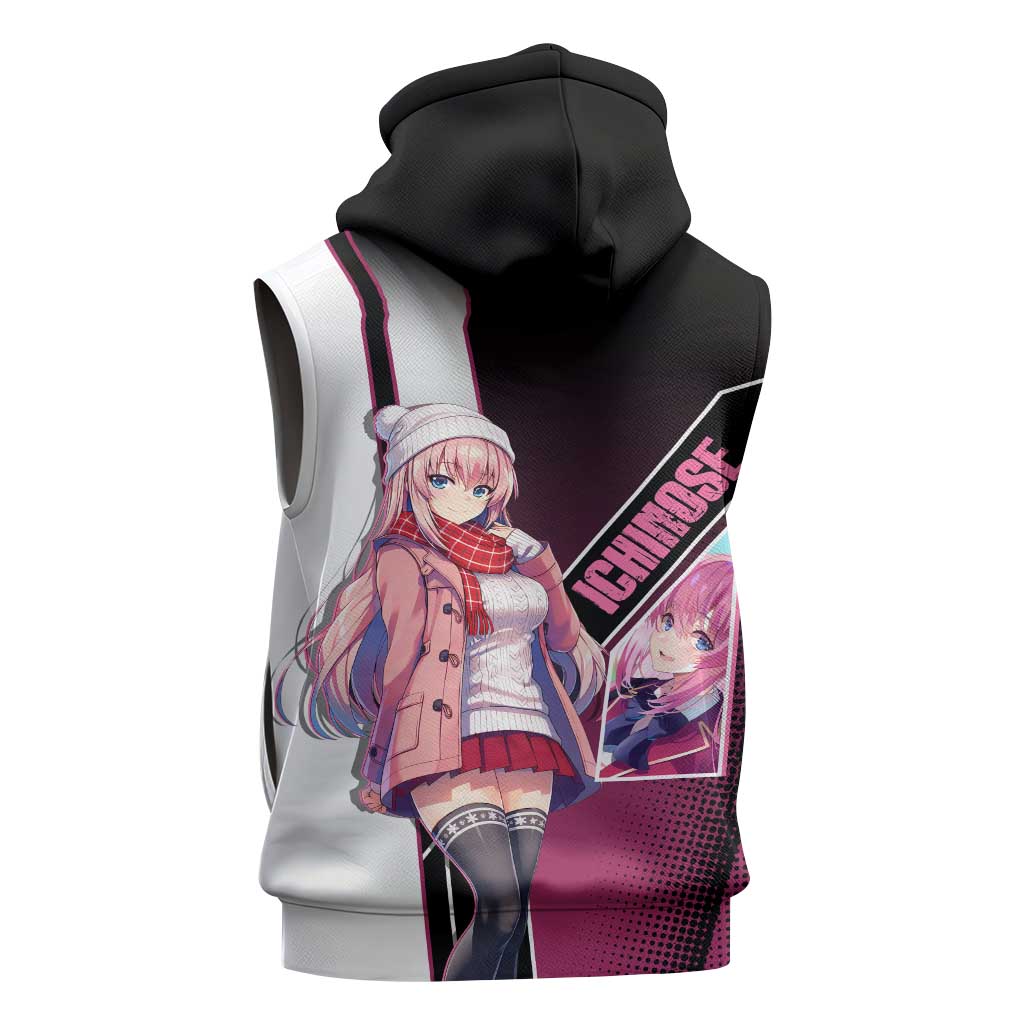 Honami Ichinose Sleeveless Hoodie Soft Kawaii School Anime Style