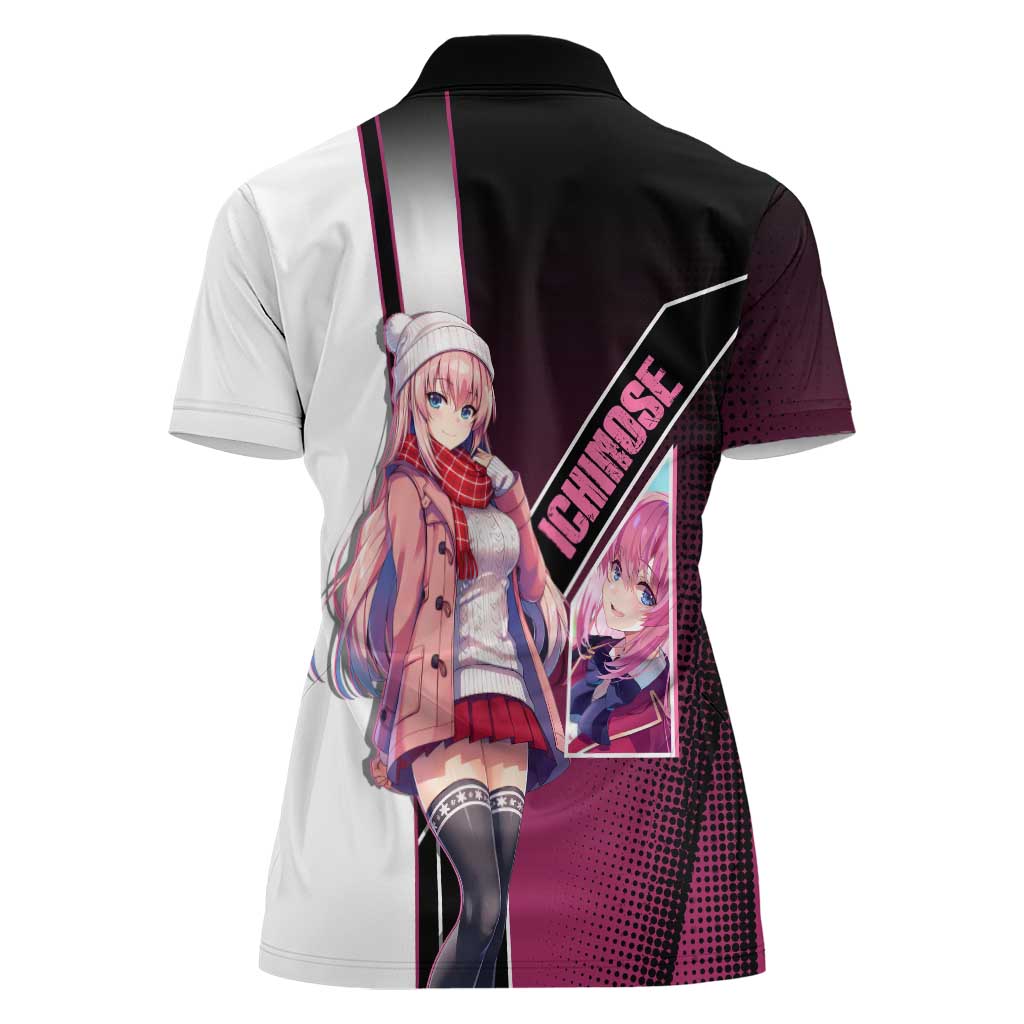 Honami Ichinose Women Polo Shirt Soft Kawaii School Anime Style