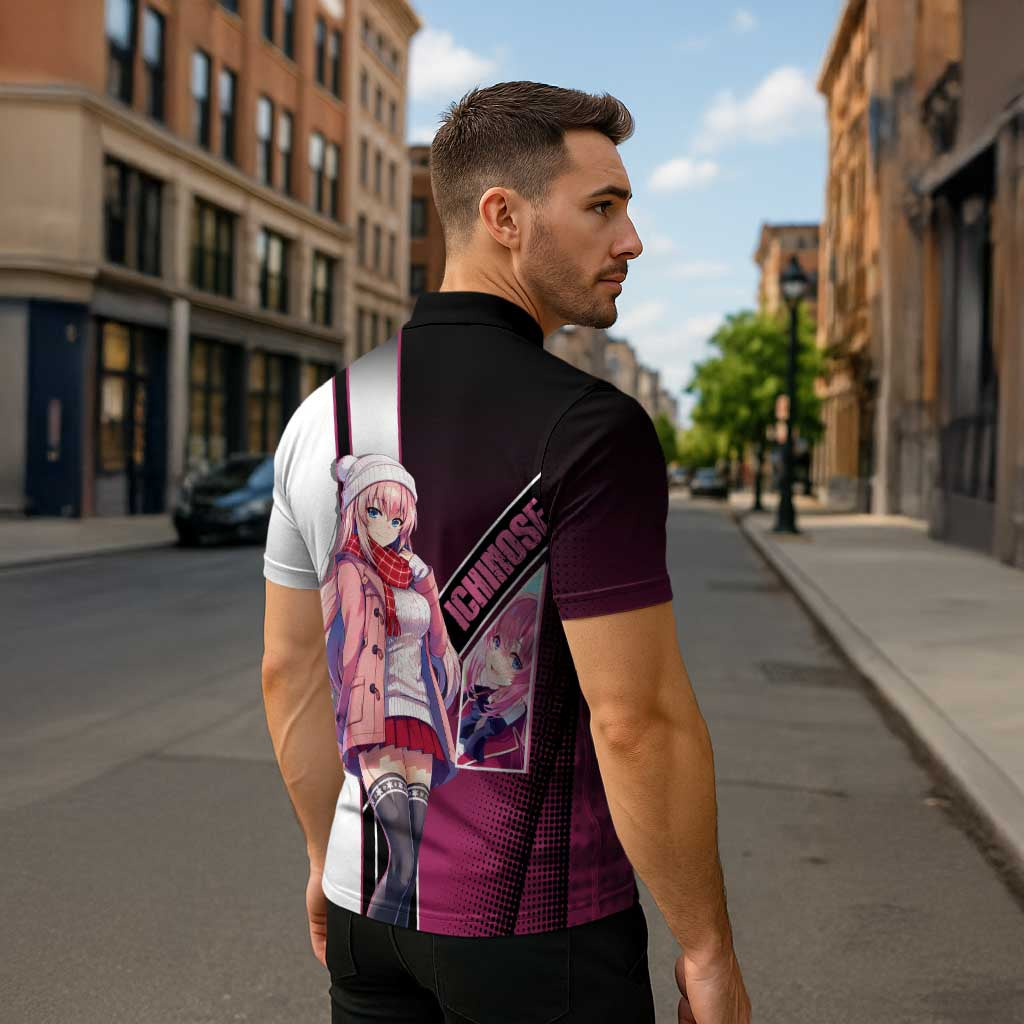 Honami Ichinose Zipper Polo Shirt Soft Kawaii School Anime Style