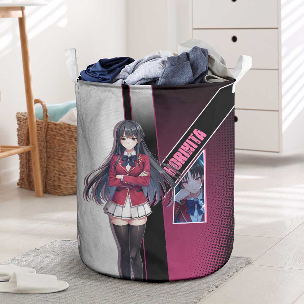 Suzune Horikita Laundry Basket Elegant School Anime Style