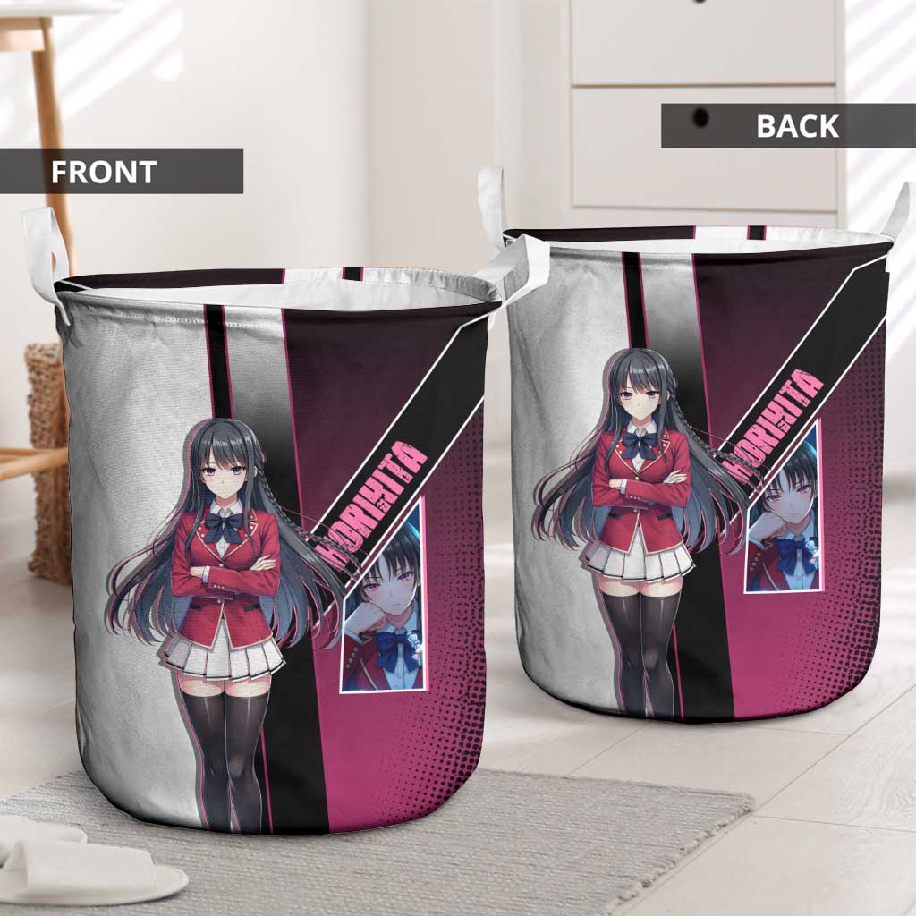 Suzune Horikita Laundry Basket Elegant School Anime Style