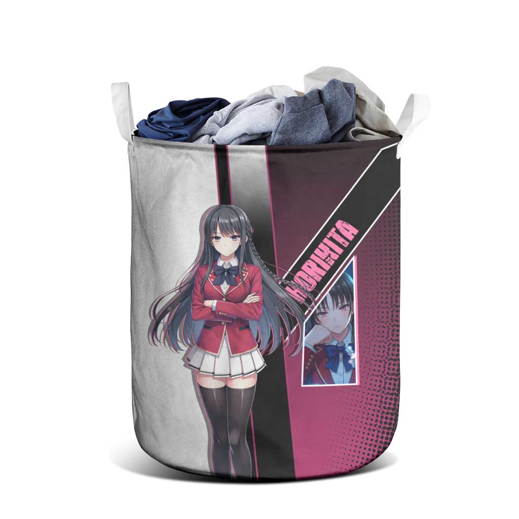 Suzune Horikita Laundry Basket Elegant School Anime Style