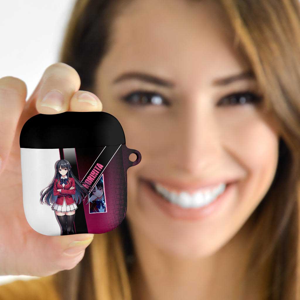 Suzune Horikita AirPods Case Elegant School Anime Style
