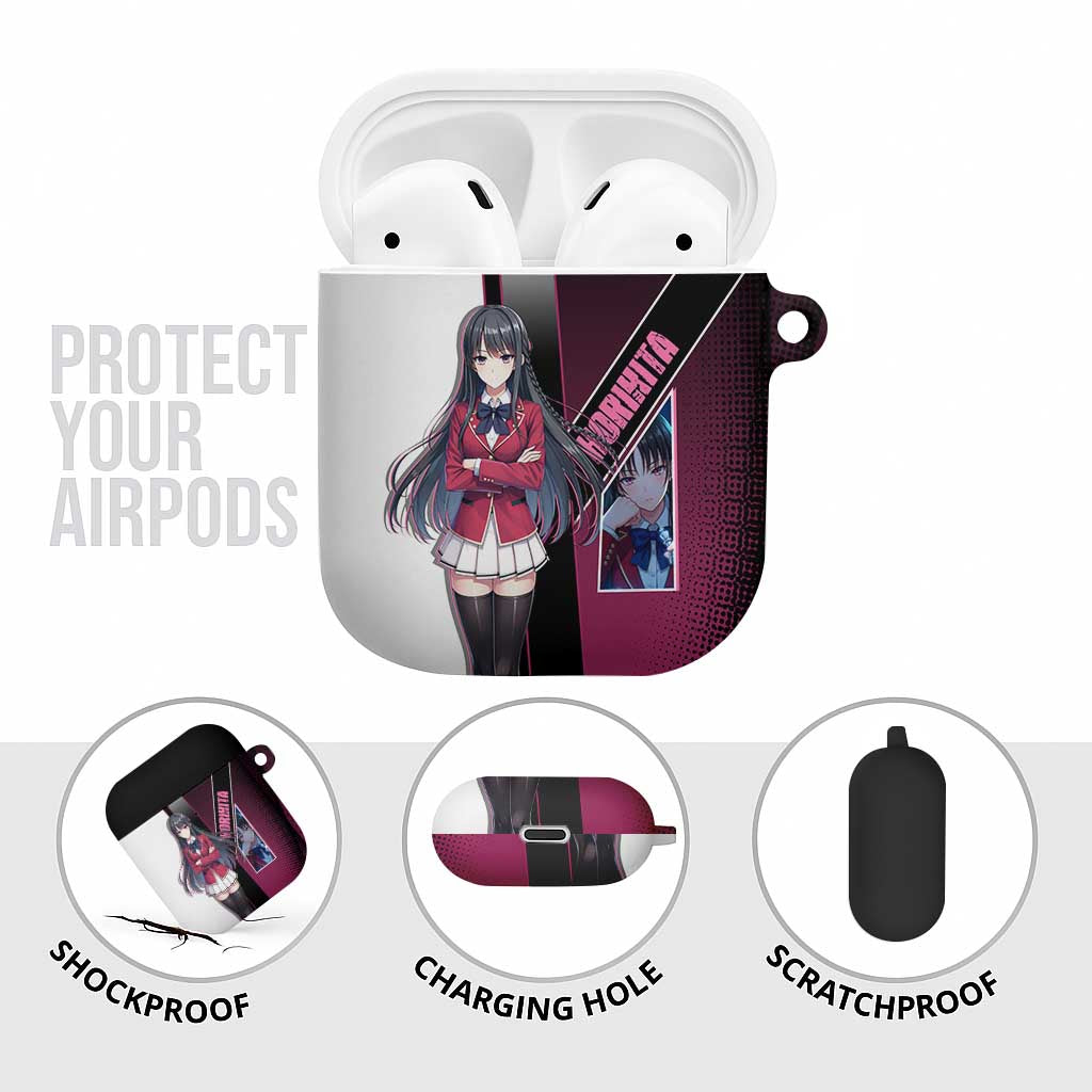 Suzune Horikita AirPods Case Elegant School Anime Style