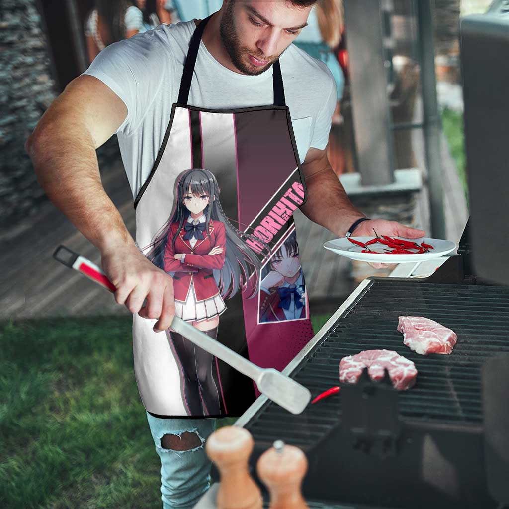 Suzune Horikita Apron Elegant School Anime Style