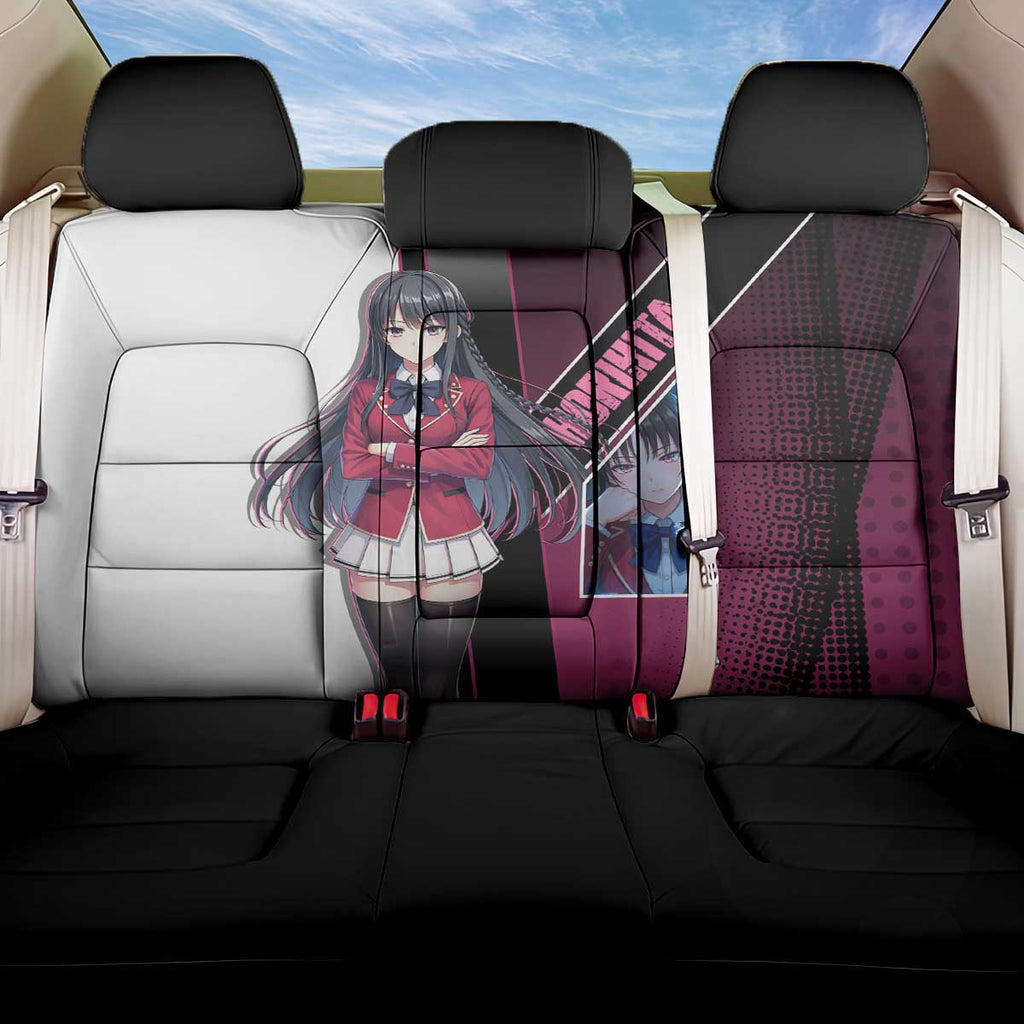 Suzune Horikita Back Car Seat Cover Elegant School Anime Style