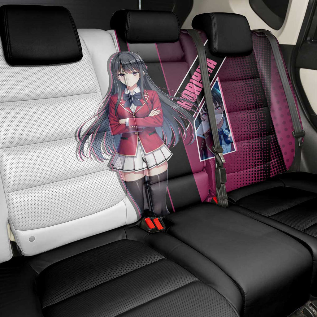 Suzune Horikita Back Car Seat Cover Elegant School Anime Style