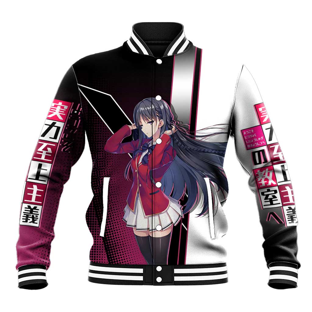 Suzune Horikita Baseball Jacket Elegant School Anime Style