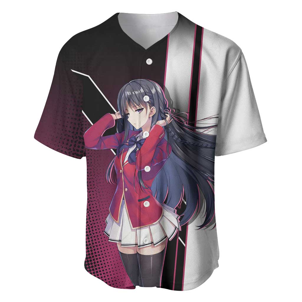 Suzune Horikita Baseball Jersey Elegant School Anime Style