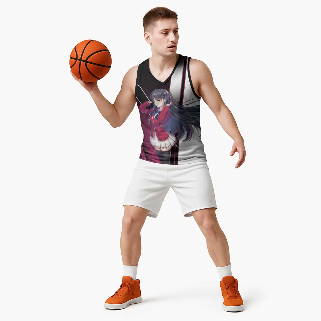Suzune Horikita Basketball Jersey Elegant School Anime Style