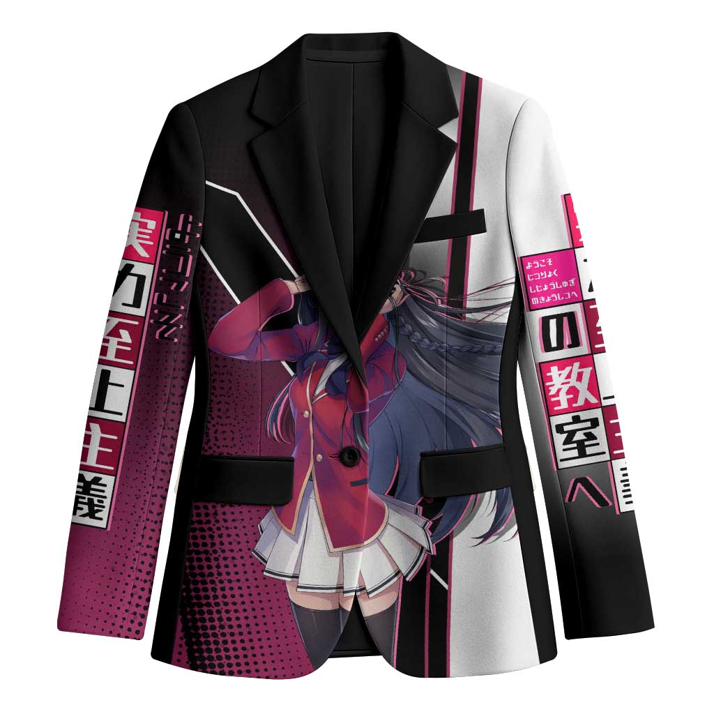 Suzune Horikita Blazer Elegant School Anime Style