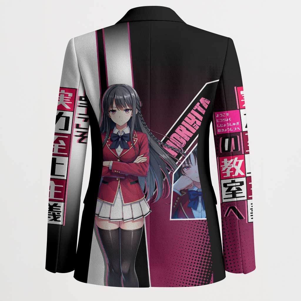 Suzune Horikita Blazer Elegant School Anime Style