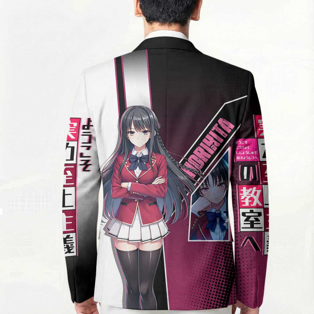 Suzune Horikita Blazer Elegant School Anime Style