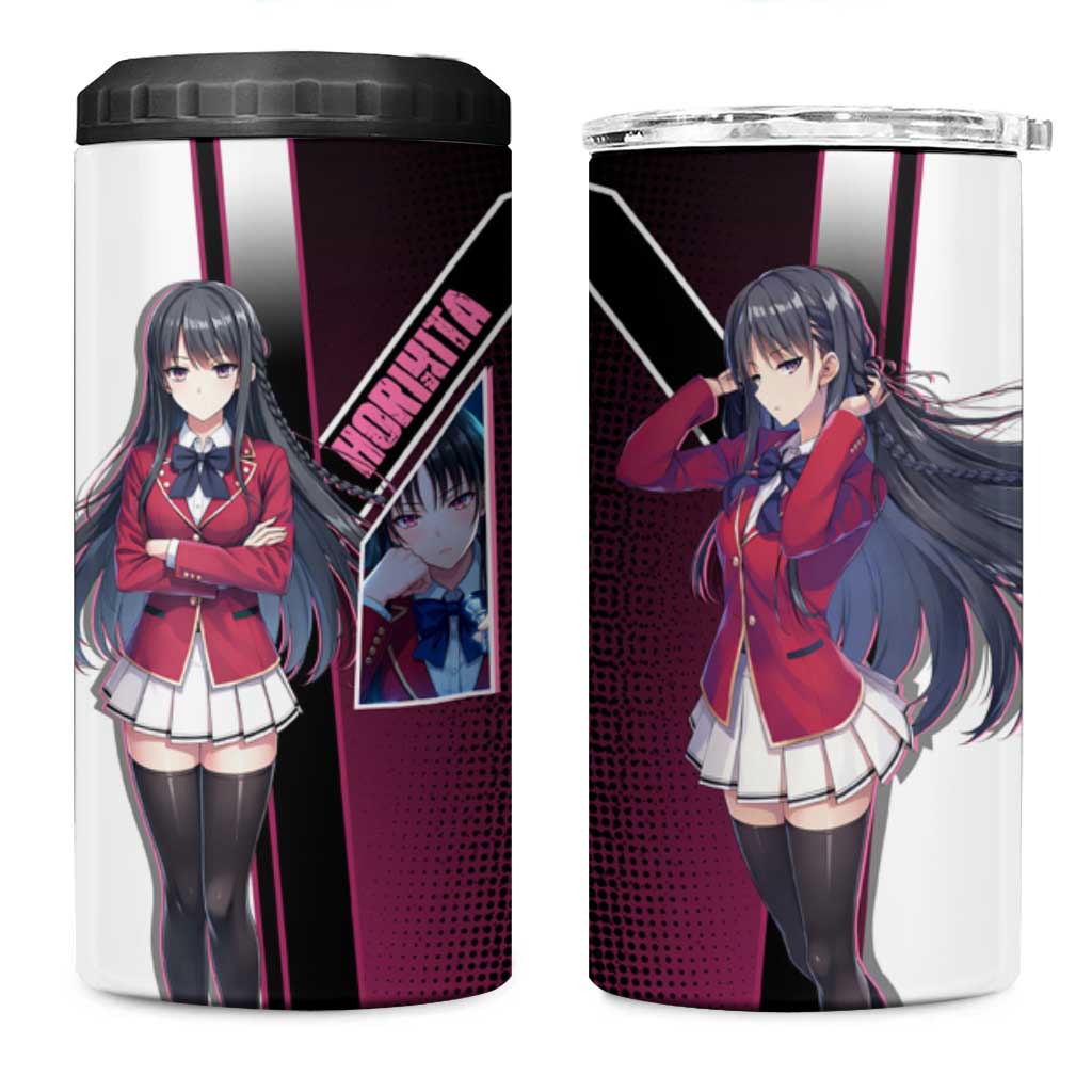 Suzune Horikita 4 in 1 Can Cooler Tumbler Elegant School Anime Style