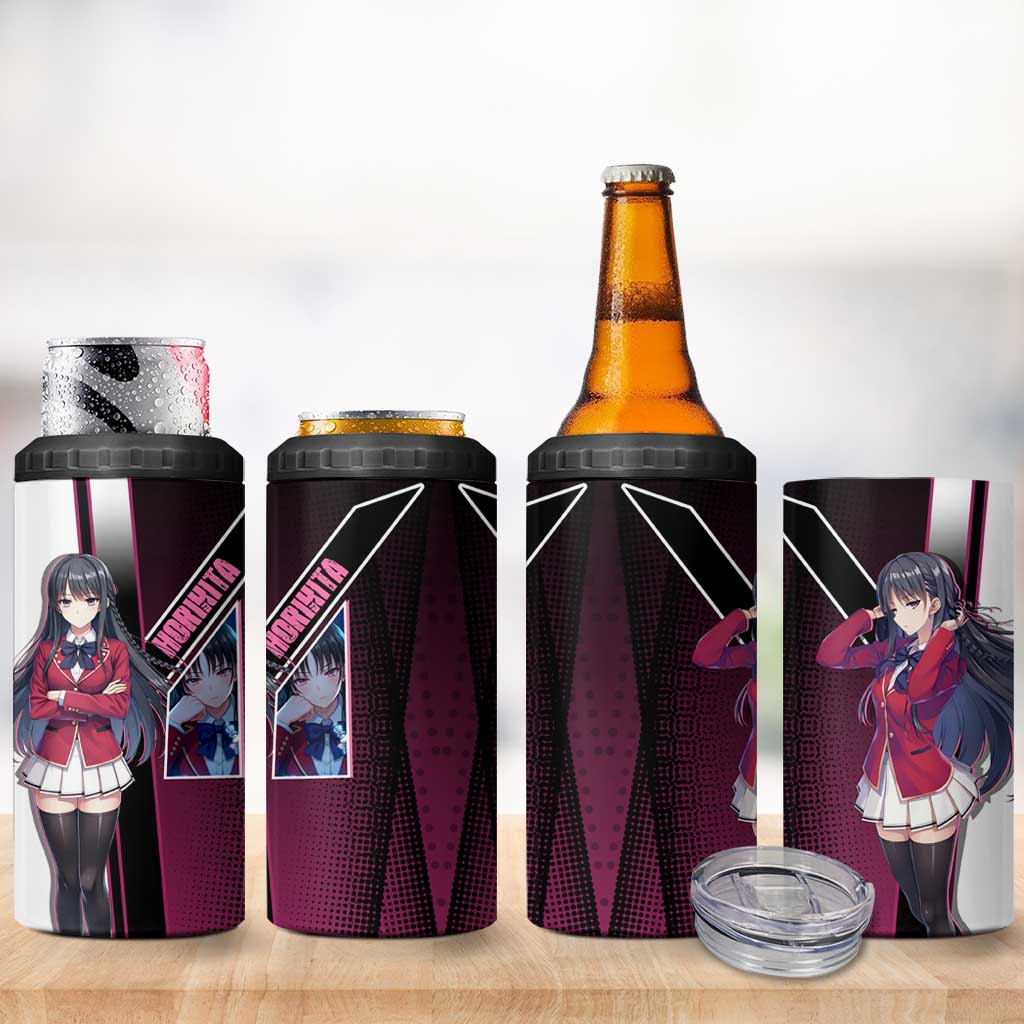 Suzune Horikita 4 in 1 Can Cooler Tumbler Elegant School Anime Style