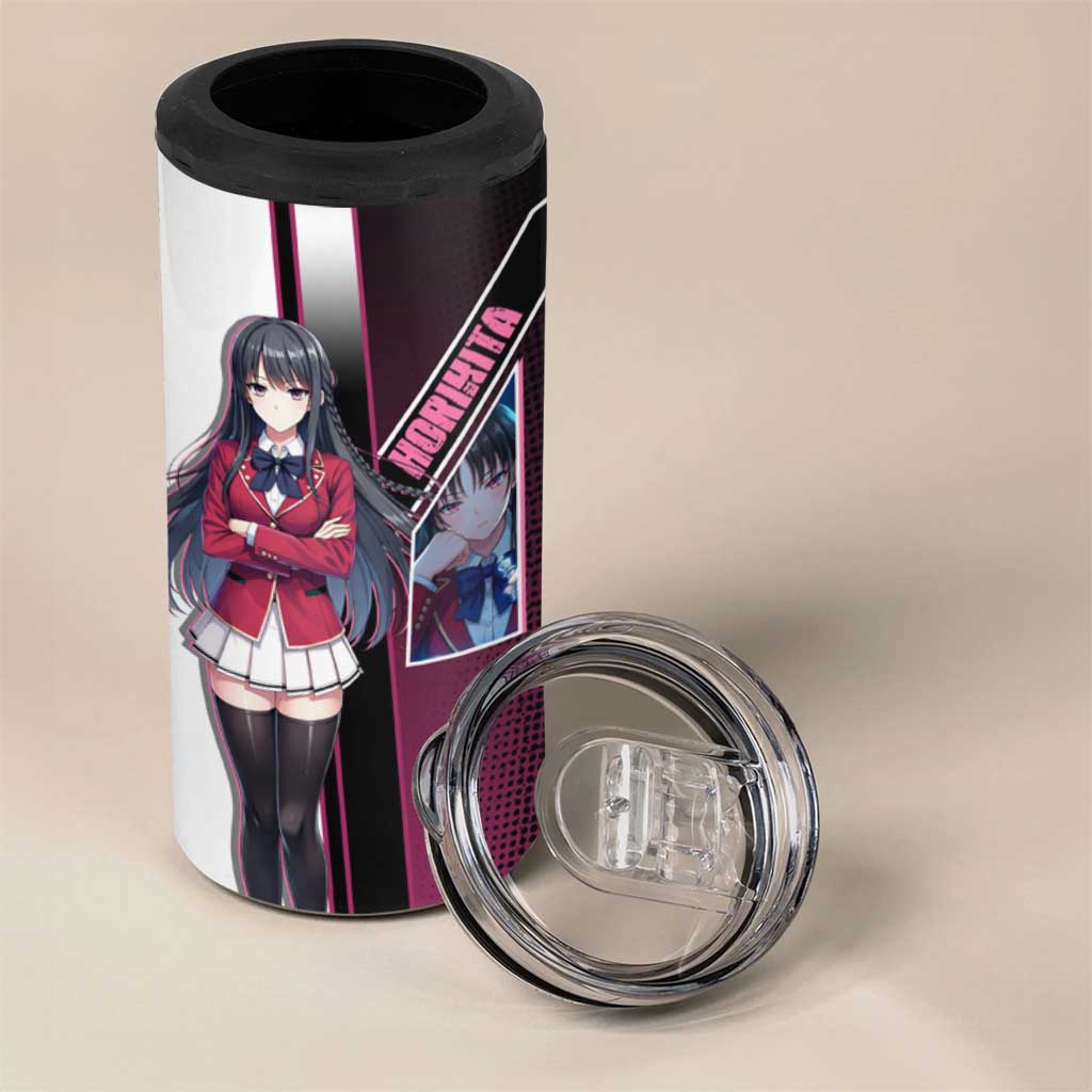 Suzune Horikita 4 in 1 Can Cooler Tumbler Elegant School Anime Style