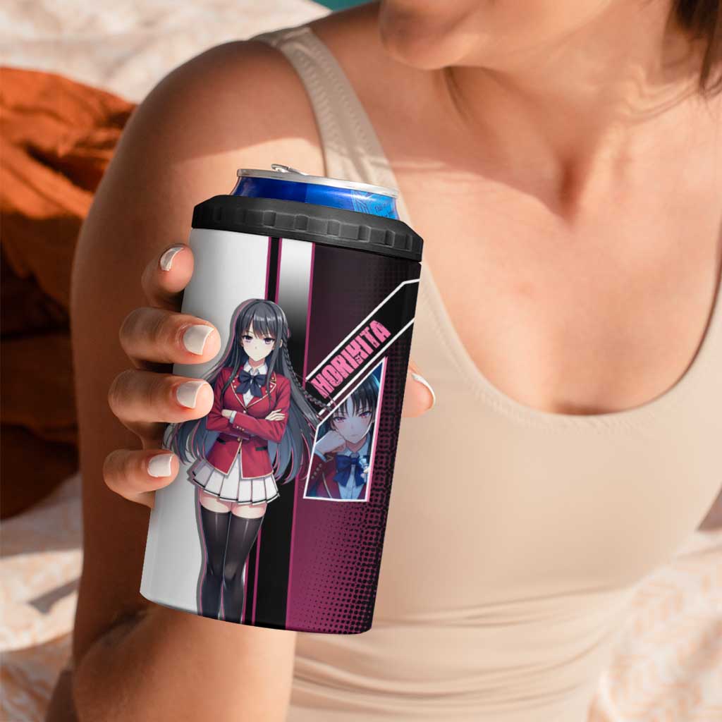 Suzune Horikita 4 in 1 Can Cooler Tumbler Elegant School Anime Style
