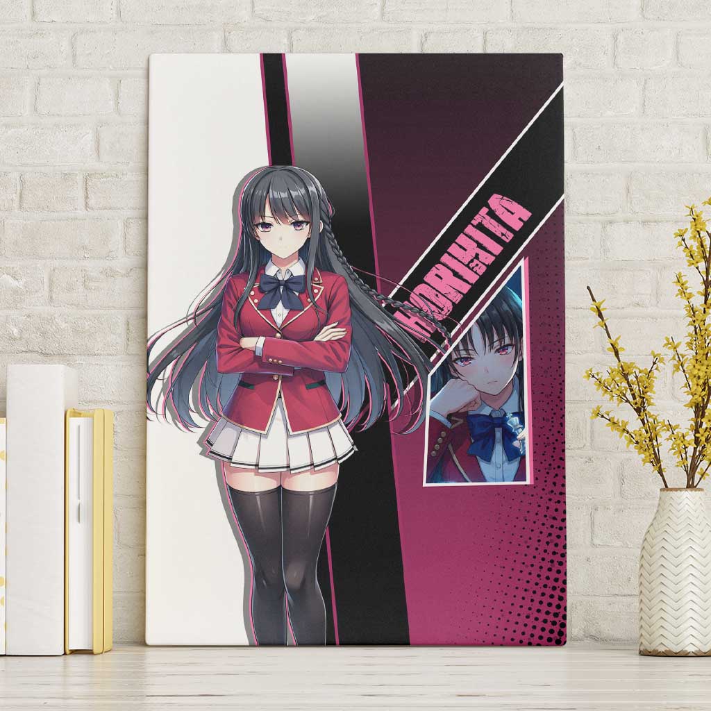 Suzune Horikita Canvas Wall Art Elegant School Anime Style