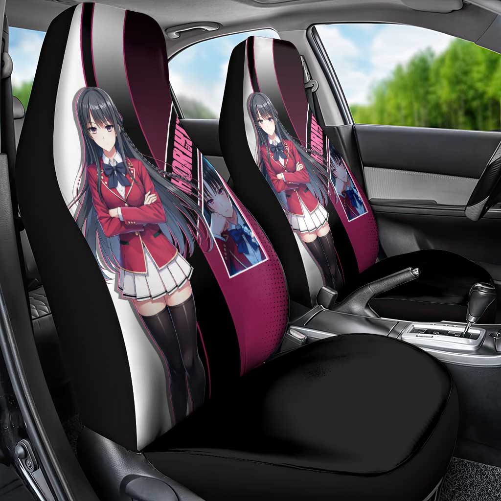 Suzune Horikita Car Seat Cover Elegant School Anime Style