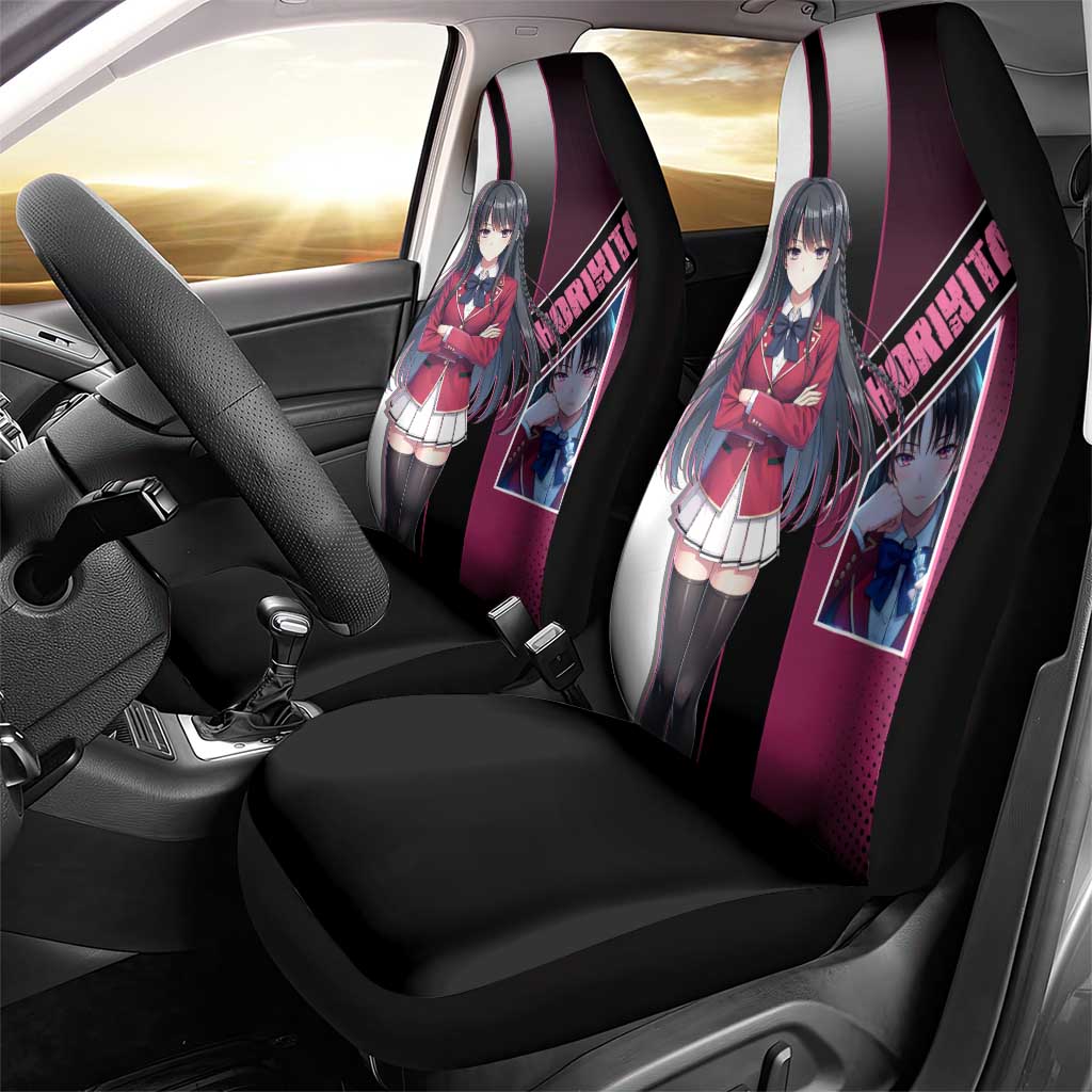 Suzune Horikita Car Seat Cover Elegant School Anime Style