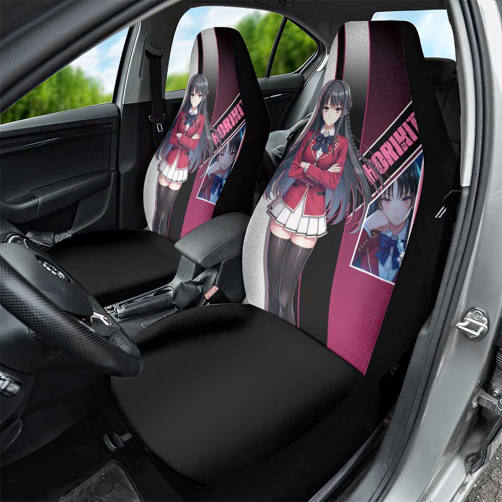 Suzune Horikita Car Seat Cover Elegant School Anime Style