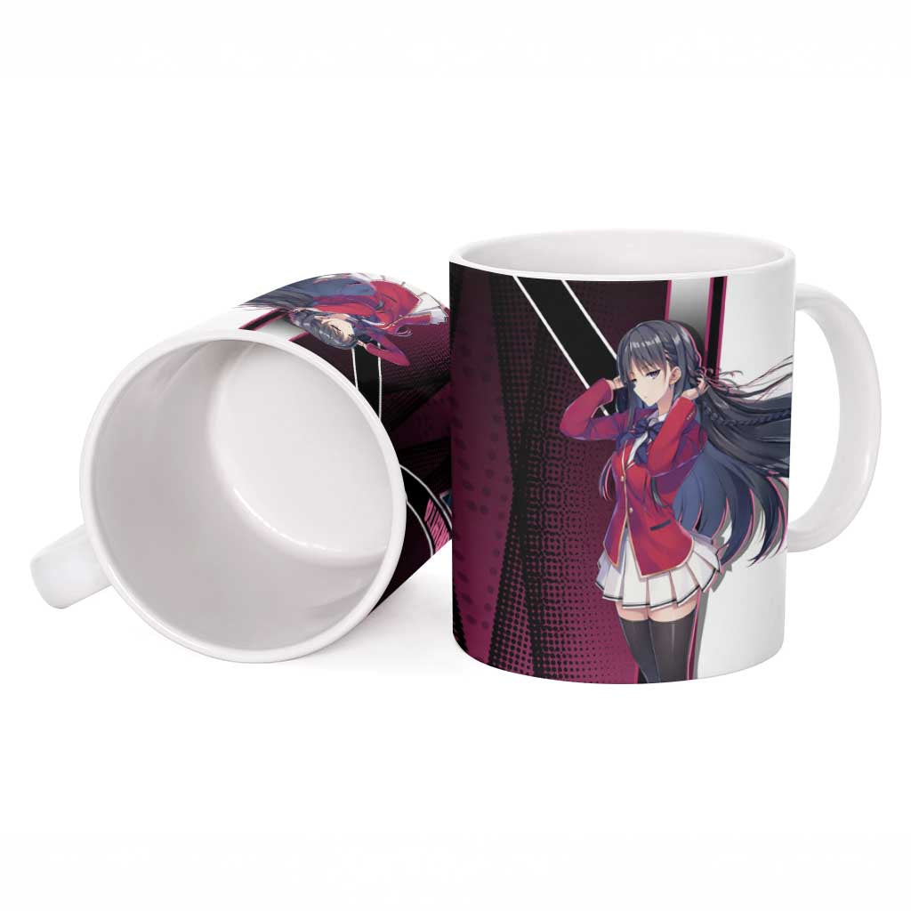 Suzune Horikita Ceramic Mug Elegant School Anime Style