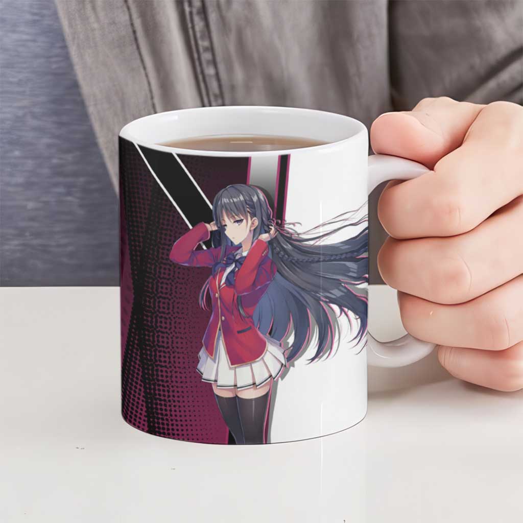 Suzune Horikita Ceramic Mug Elegant School Anime Style