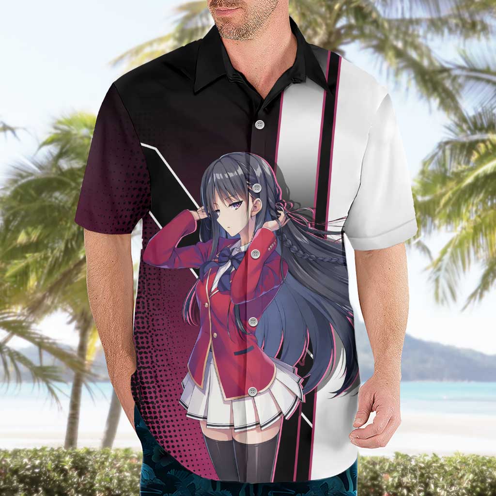 Suzune Horikita Hawaiian Shirt Elegant School Anime Style