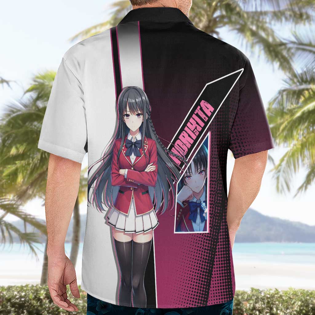 Suzune Horikita Hawaiian Shirt Elegant School Anime Style
