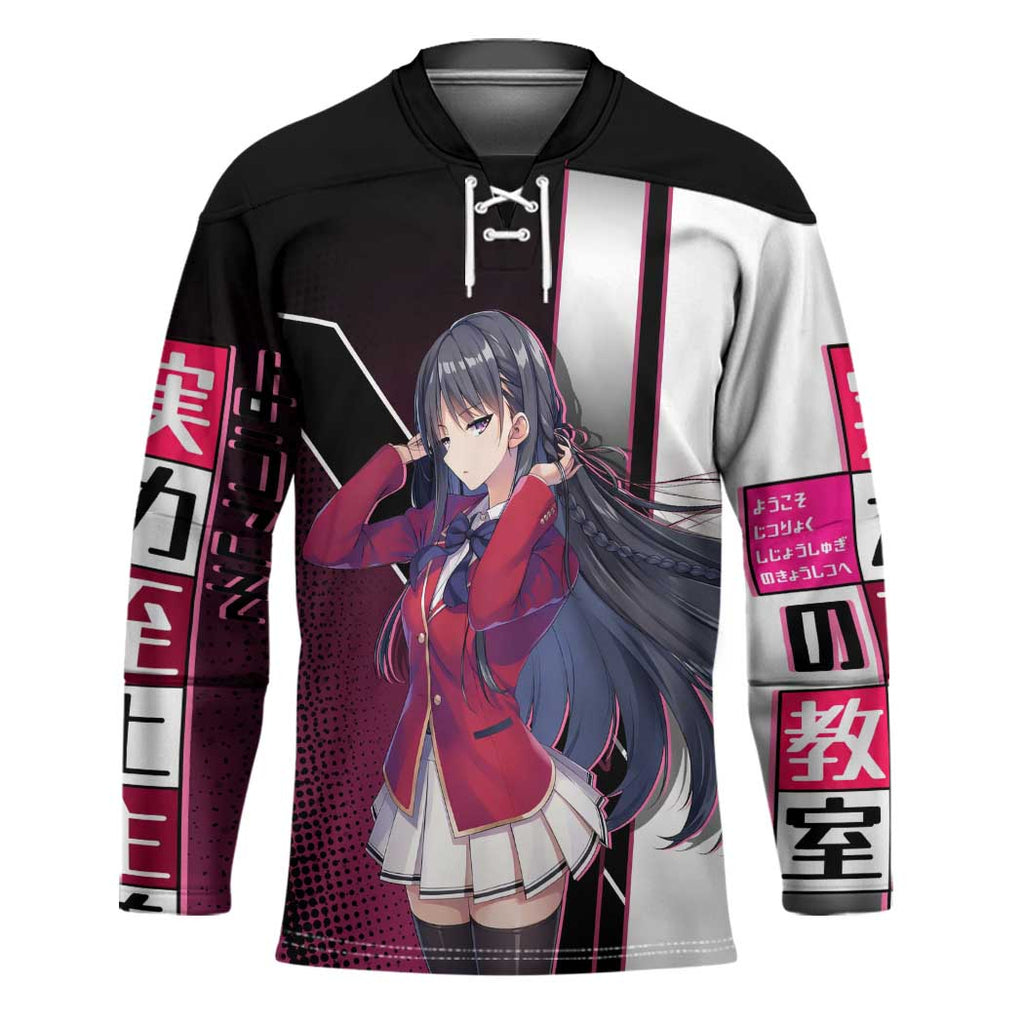 Suzune Horikita Hockey Jersey Elegant School Anime Style