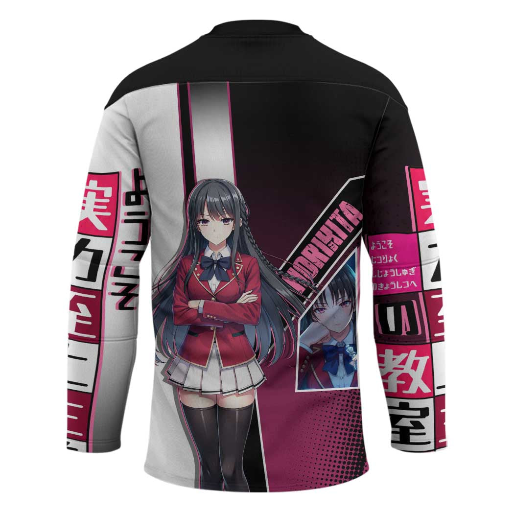 Suzune Horikita Hockey Jersey Elegant School Anime Style