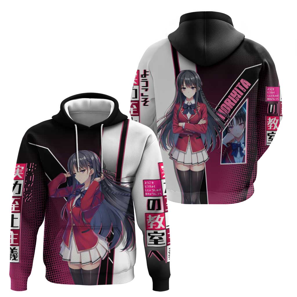Suzune Horikita Hoodie Elegant School Anime Style