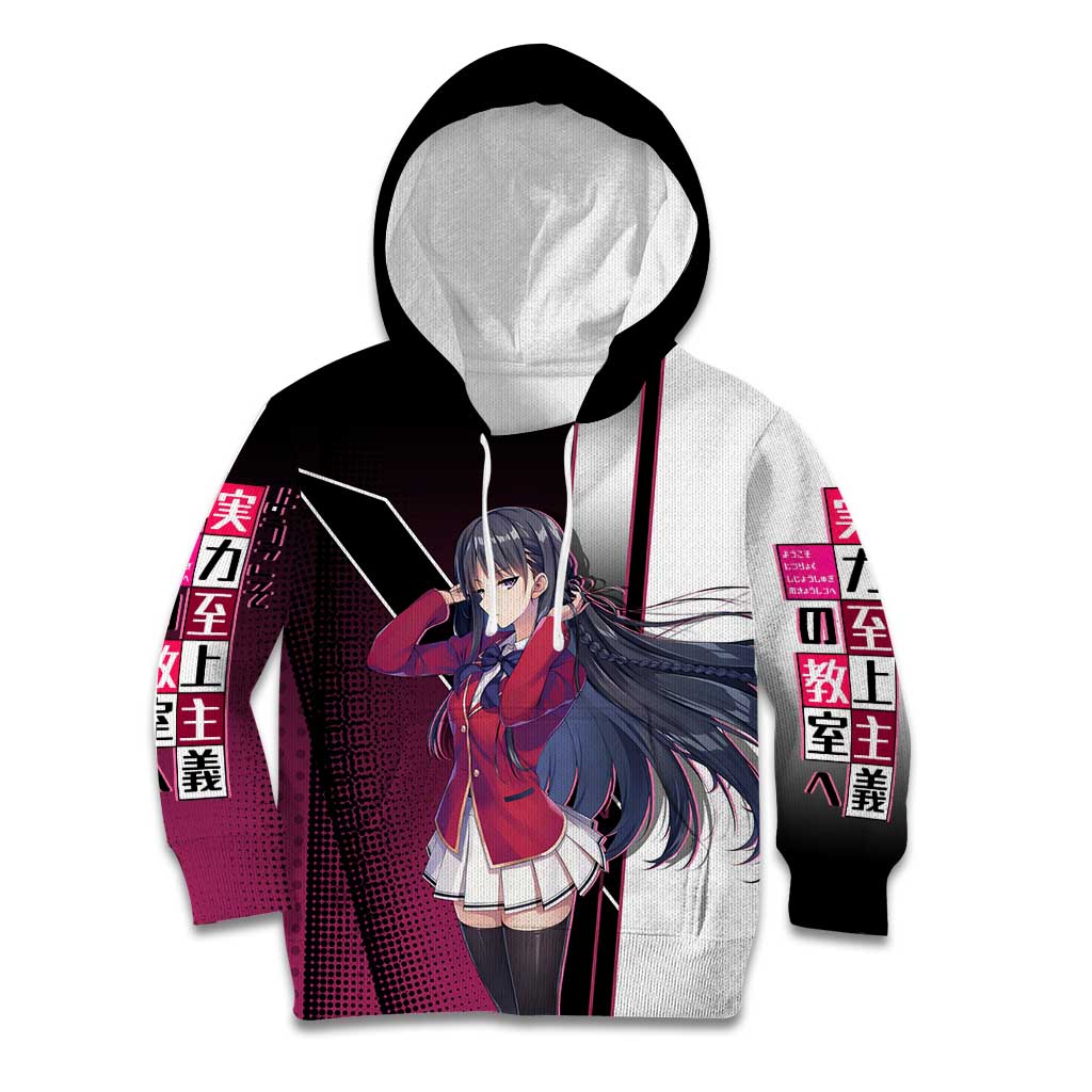 Suzune Horikita Kid Hoodie Elegant School Anime Style
