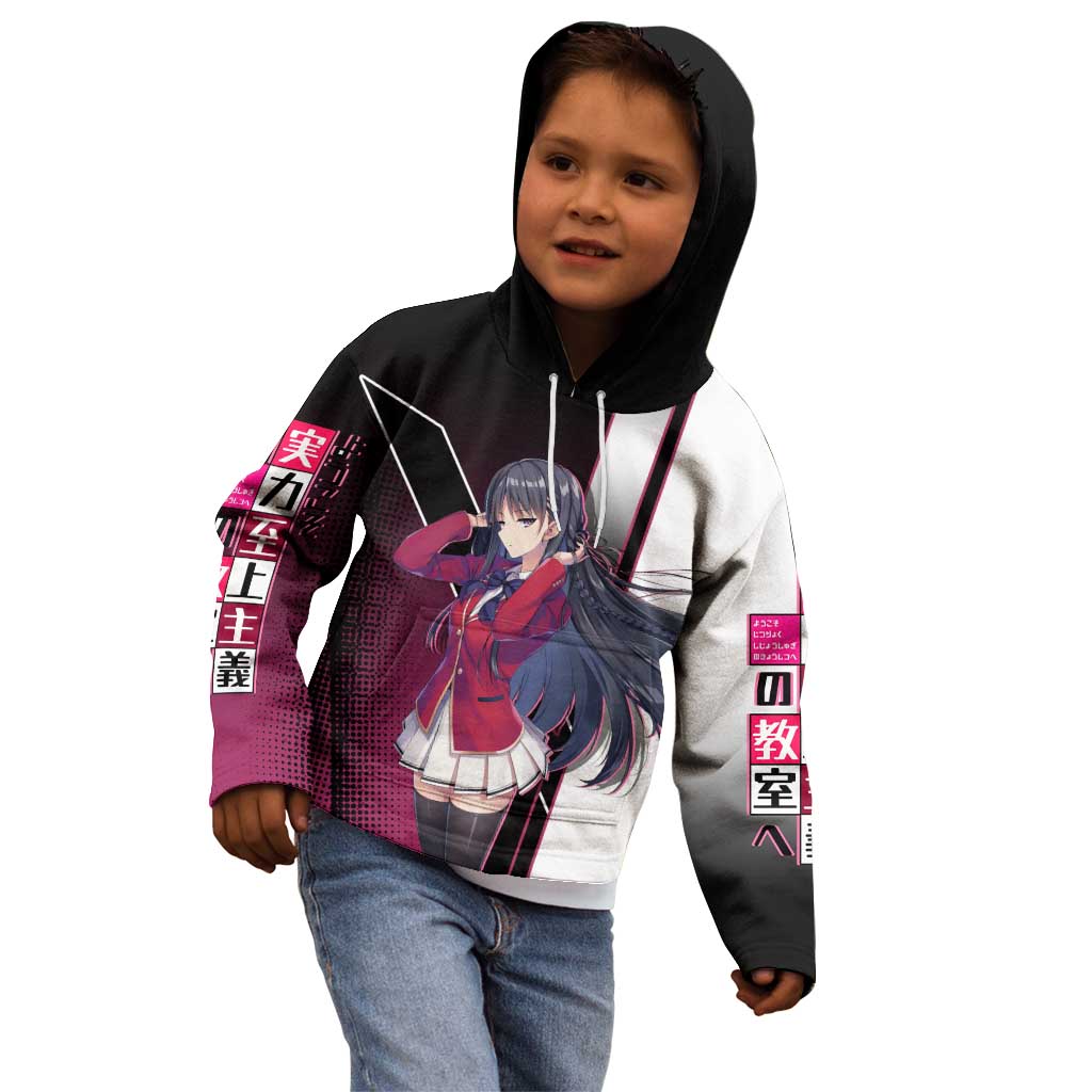 Suzune Horikita Kid Hoodie Elegant School Anime Style
