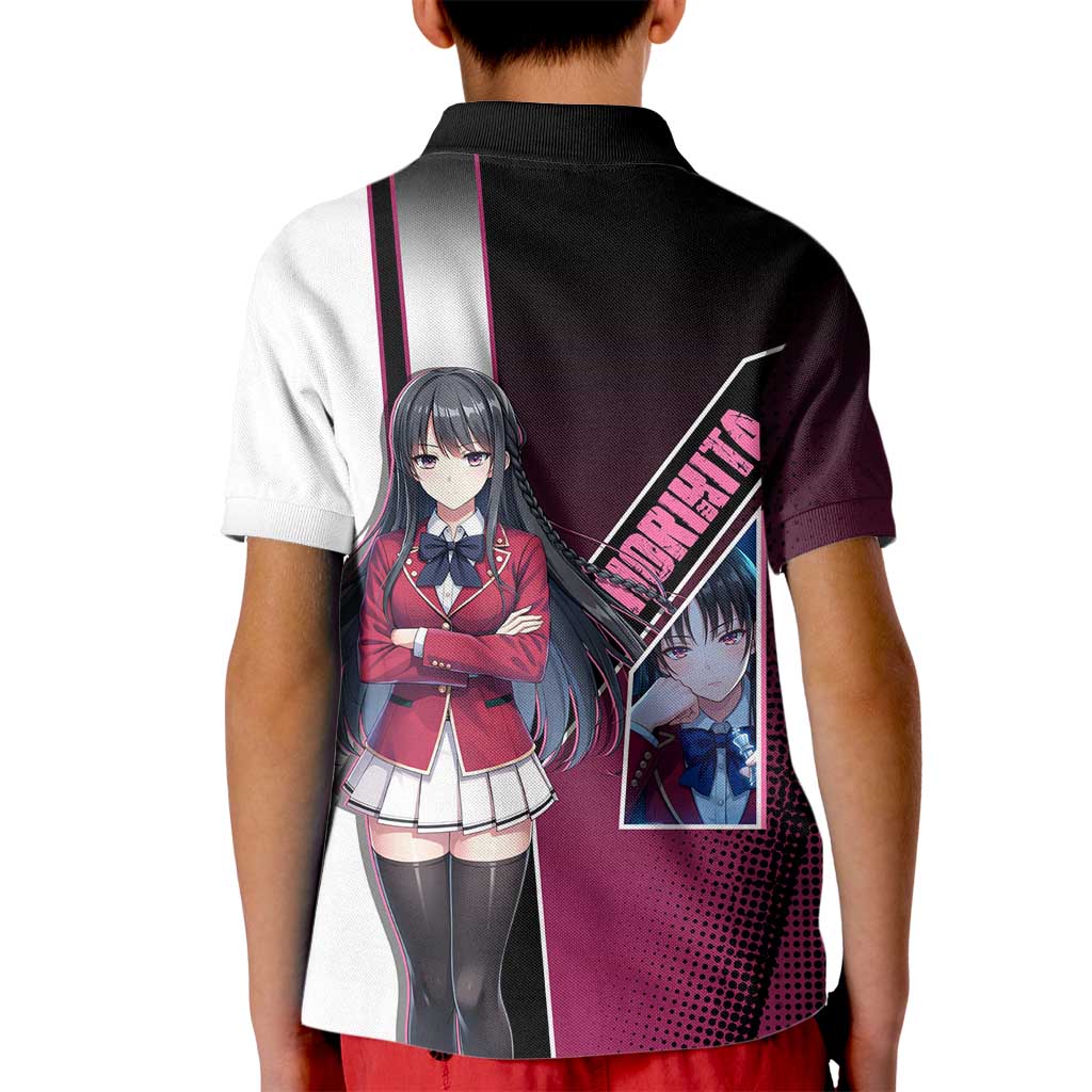 Suzune Horikita Kid Polo Shirt Elegant School Anime Style