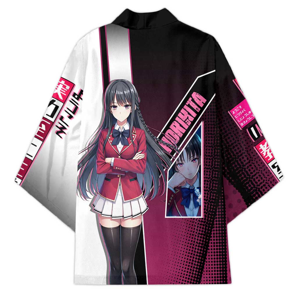 Suzune Horikita Kimono Elegant School Anime Style