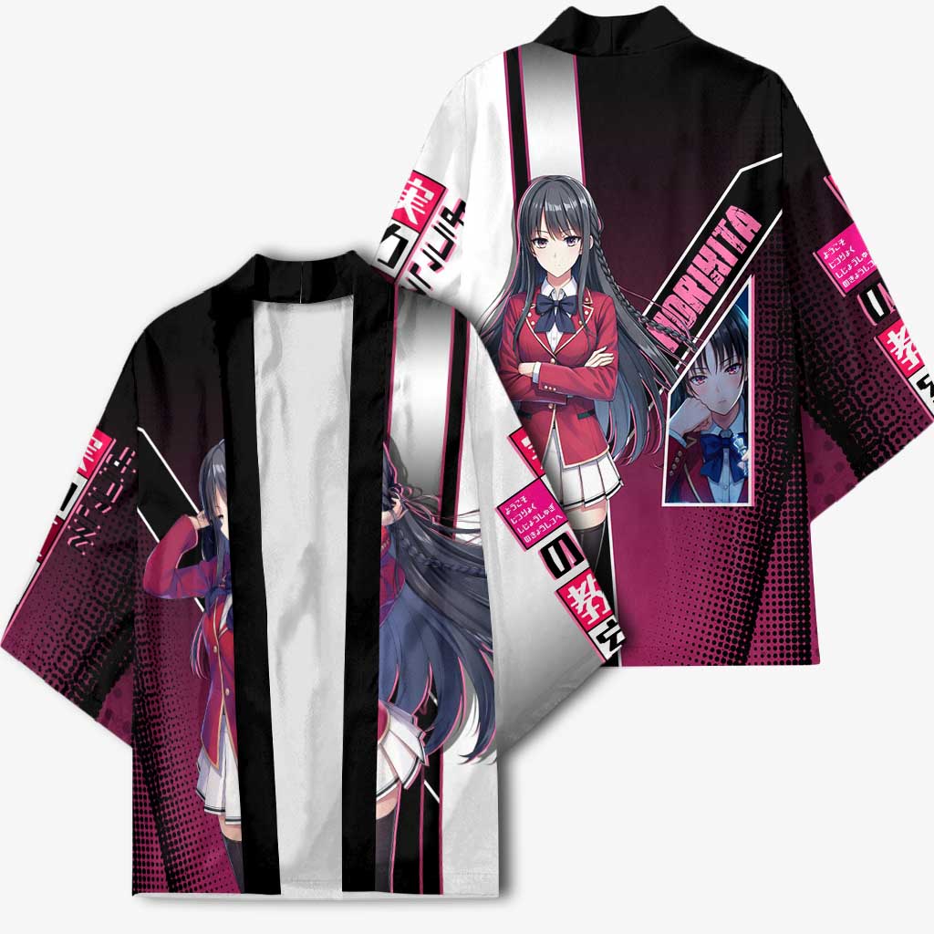 Suzune Horikita Kimono Elegant School Anime Style