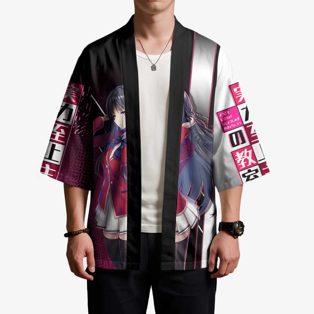 Suzune Horikita Kimono Elegant School Anime Style