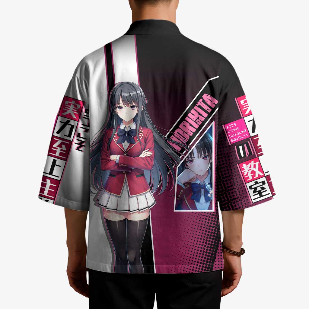 Suzune Horikita Kimono Elegant School Anime Style